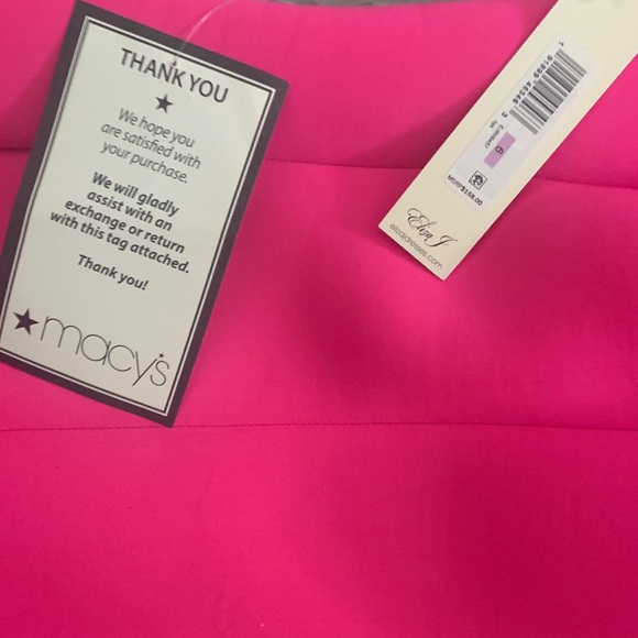 Eliza J Vibrant Pink One-Shoulder Dress - Picture 5 of 5